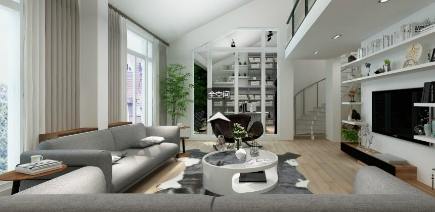 時尚簡約風(fēng)VR家裝樣板間