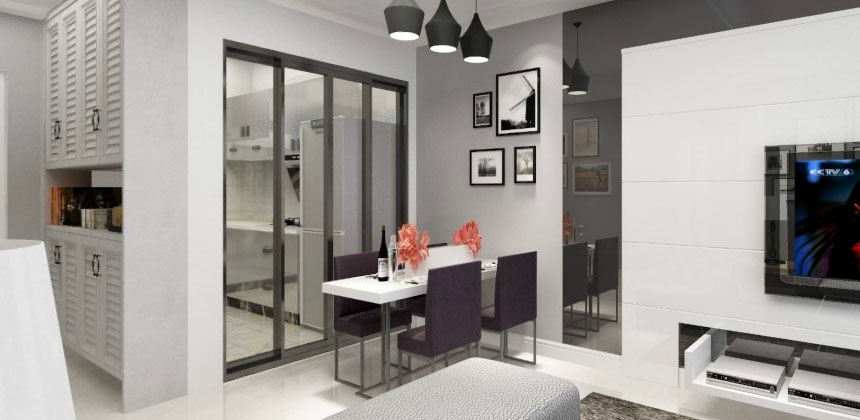 <b>現(xiàn)代簡約風(fēng)格VR家裝體驗館</b>