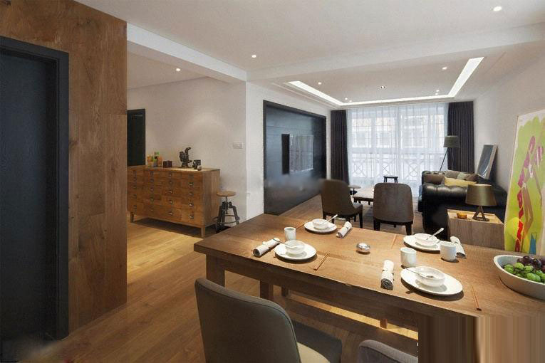 美式復(fù)古小戶型-打造不一樣的休